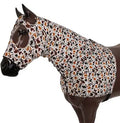 Cow print Lycra hood horse size