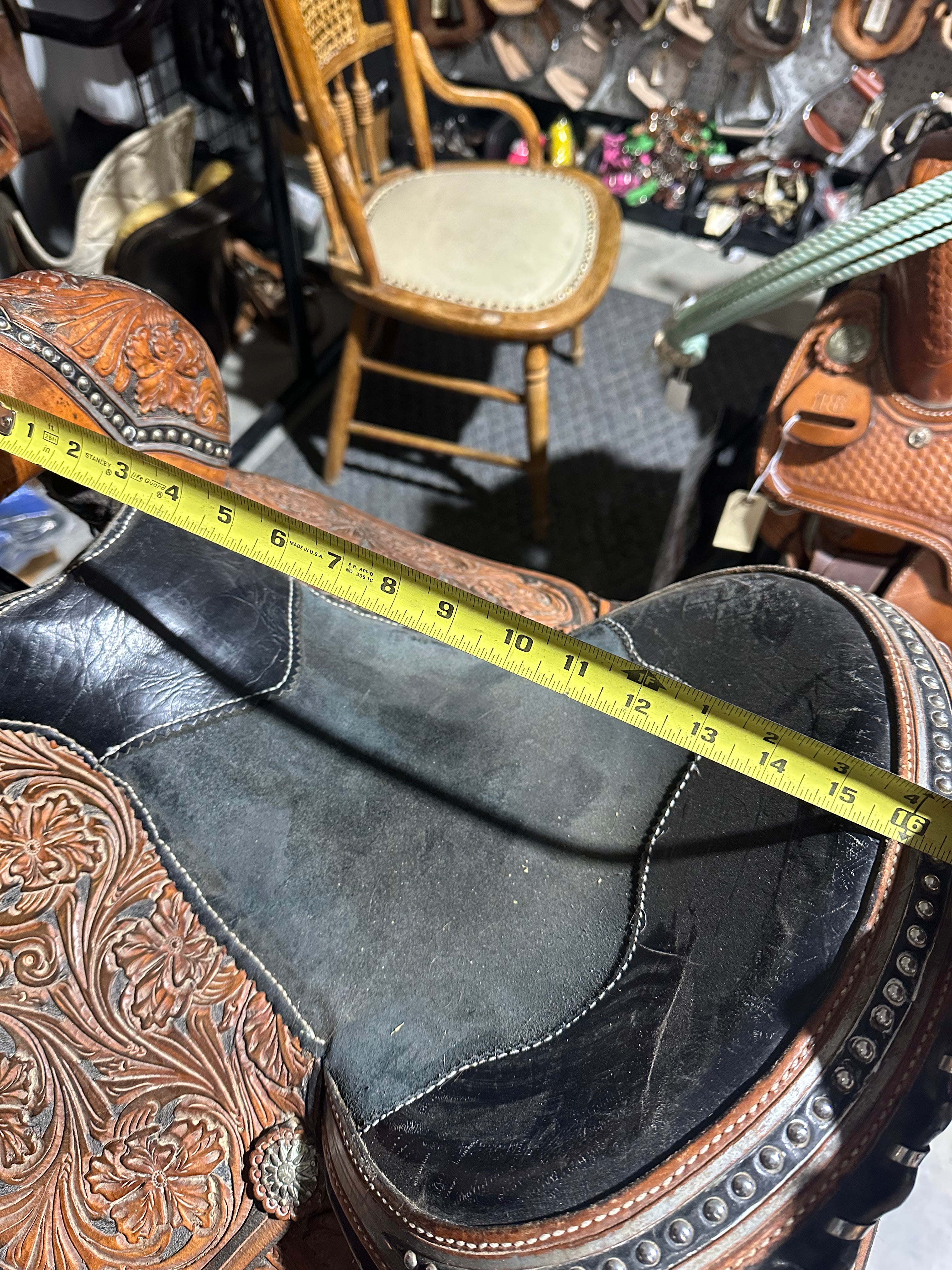 15.5” panther canyon barrel saddle