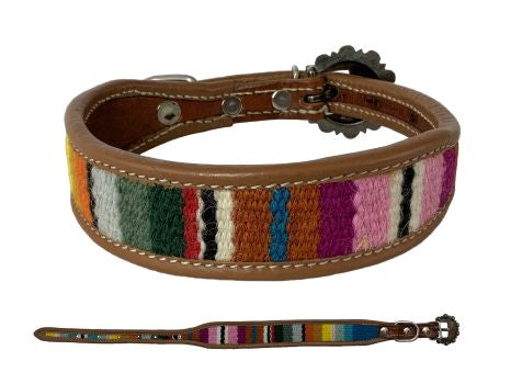 Small leather designed dog collars