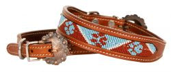 Small leather designed dog collars