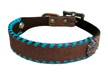 Small leather designed dog collars