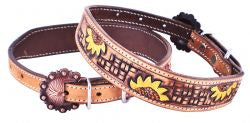 Small leather designed dog collars