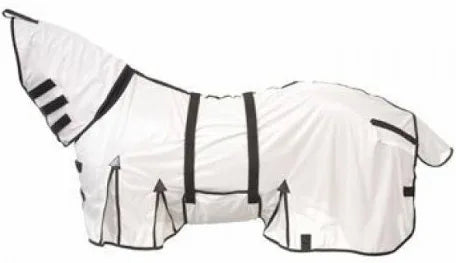 Fly sheet with attached neck & belly band