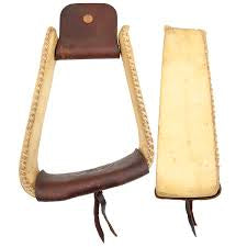Professionals choice rawhide slant stirrups