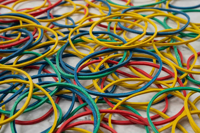 Pack of 20 large rubber bands