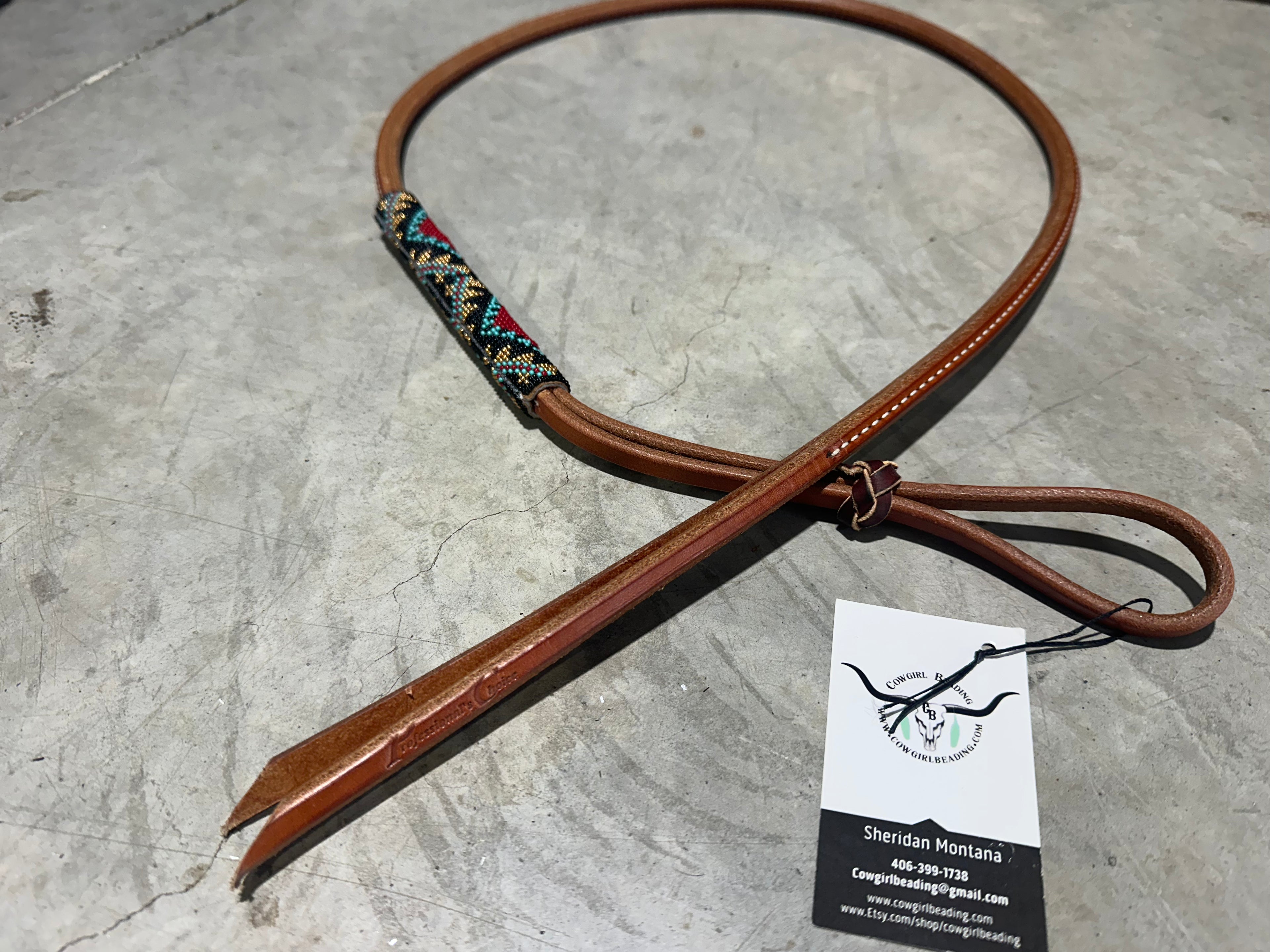 Montana made hand beaded custom over & under
