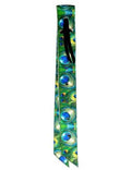 Peacock nylon latigo & off billet set