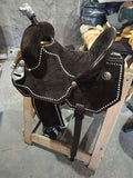 The “Rylee” classic Triple A saddlery hybrid Brazilian made barrel saddle