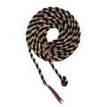 23’ horse hair mecate rein with horse hair tassel and leather popper
