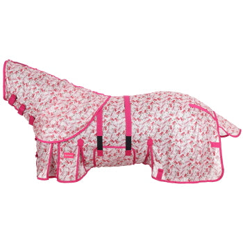 Cherry fly sheet with detachable neck