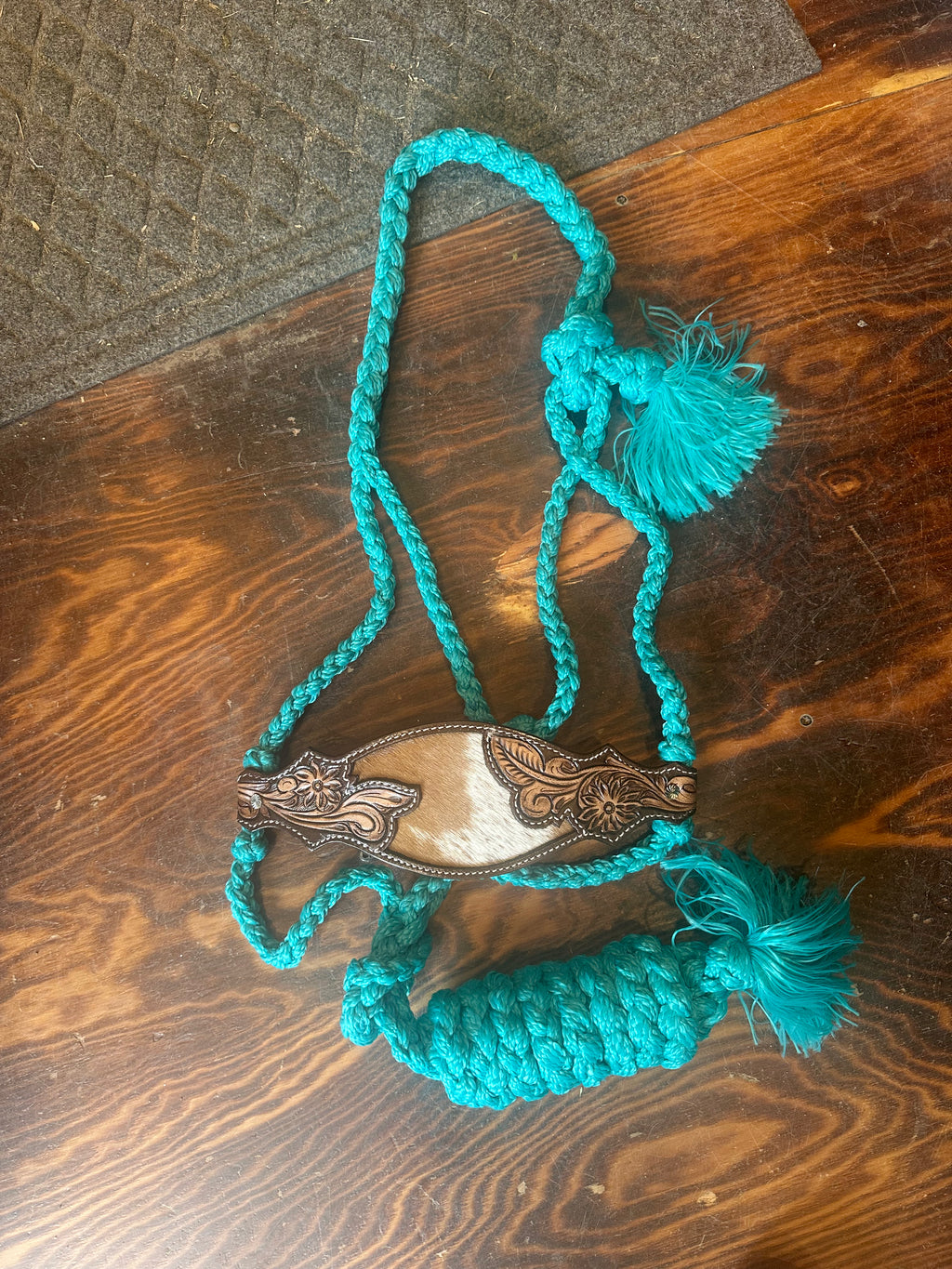 Designer nose band mule tape halter