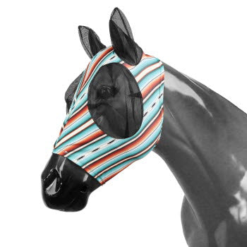 Lycra design fly mask with ears
