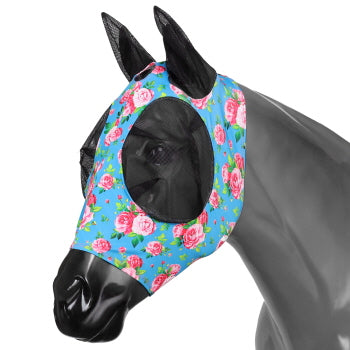 Lycra design fly mask with ears