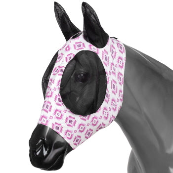 Lycra design fly mask with ears