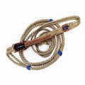 Barstow pro rodeo custom 9/5 left hand American full leather handle soft tail bull rope