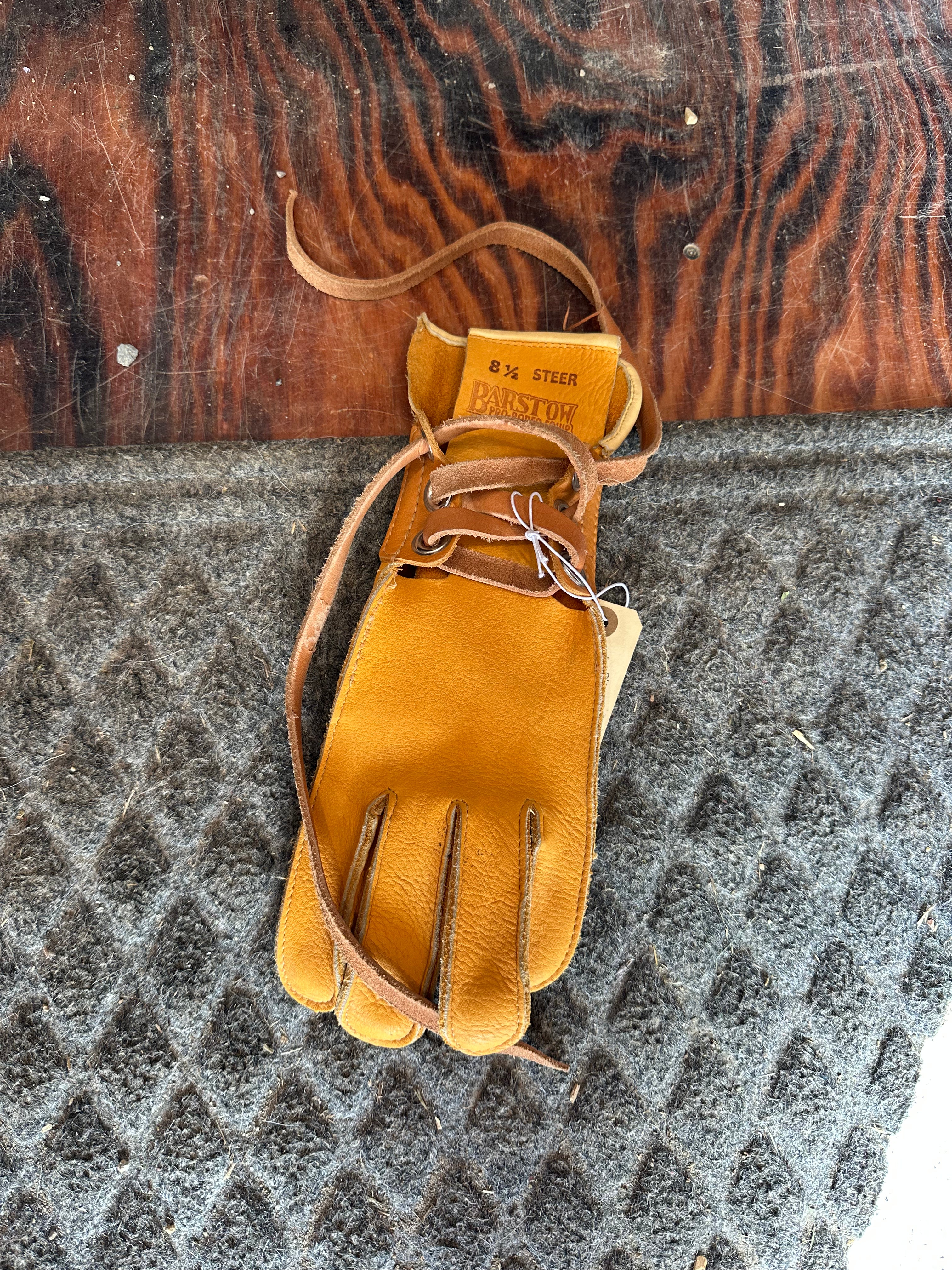 Barstow pro rodeo lace up bareback riding glove