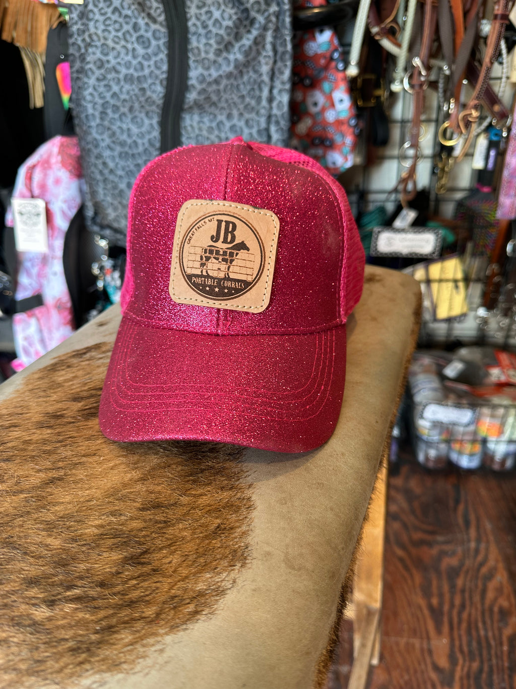 Women’s baseball caps The Tack Store/ JB Portable Corrals