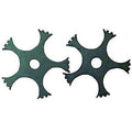 Saddle barn bull riding rowels 1 1/4” x 1/8”