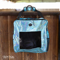 Azure chrome deluxe sports boot bag by Tacktical