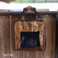 Bronze chrome deluxe sports boots bag by Tacktical