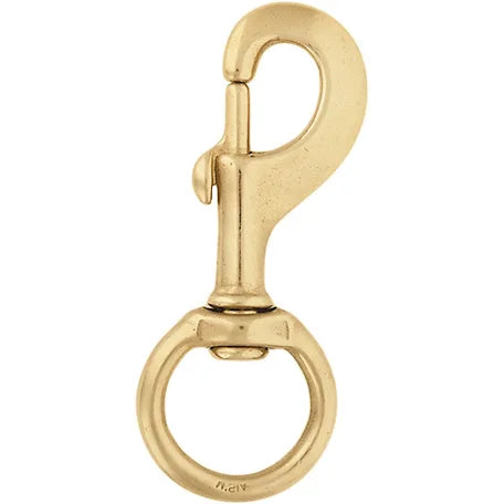 Brass swivel snap