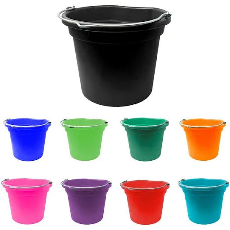 20 quart flat back bucket