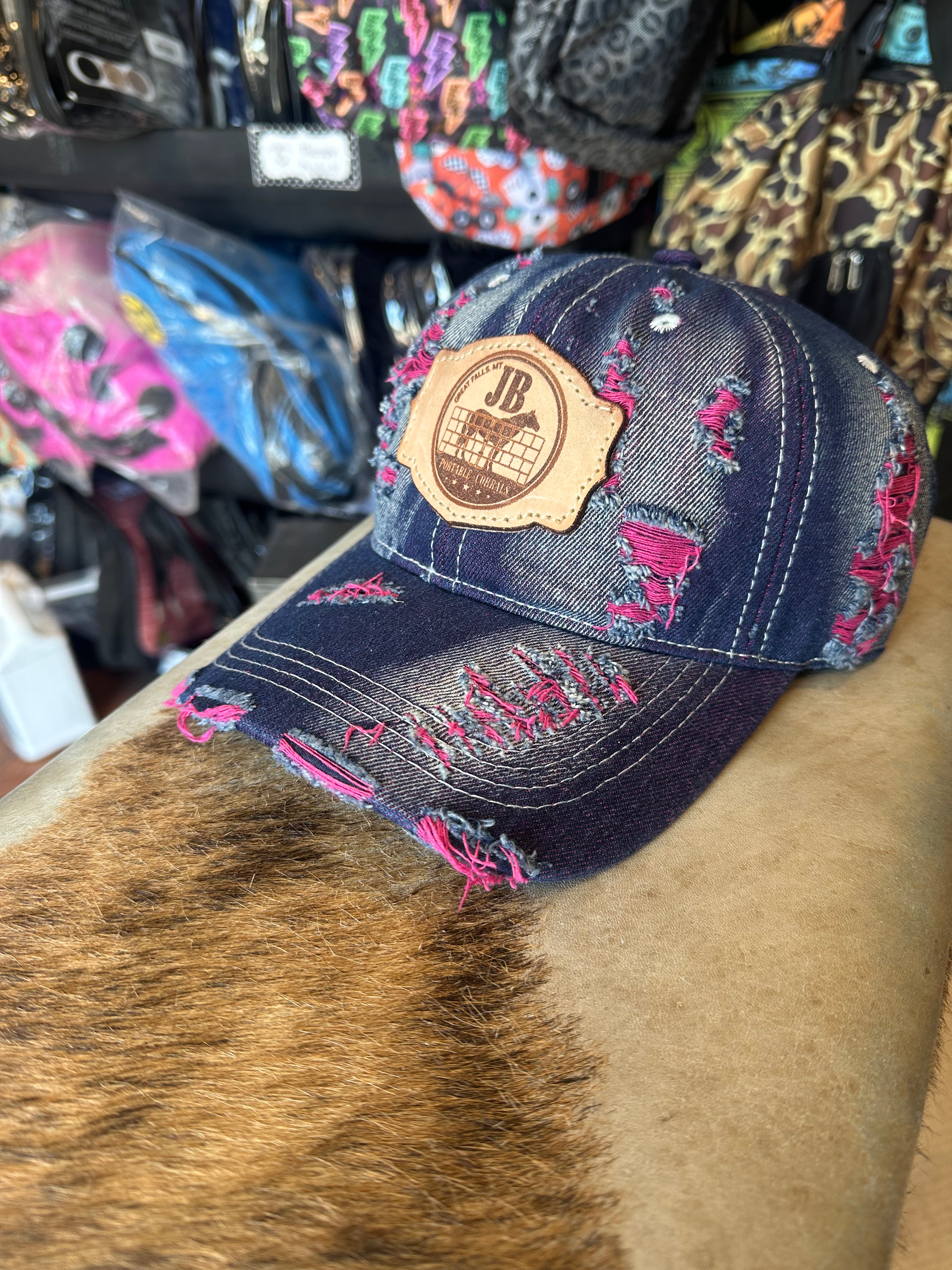 Women’s baseball caps The Tack Store/ JB Portable Corrals