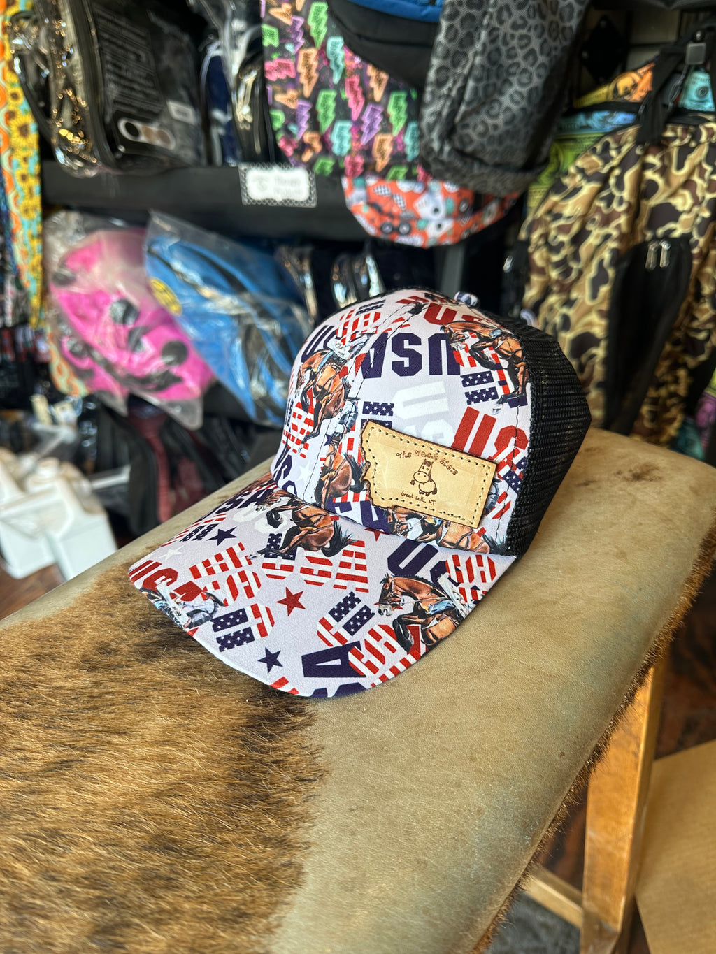 Women’s baseball caps The Tack Store/ JB Portable Corrals