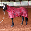 Tacktical red bandana magnetic therapy fly sheet with detachable neck