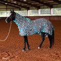 Tacktical finish line magnetic therapy fly sheet with detachable neck