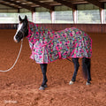 Tacktical western neon magnetic therapy fly sheet with detachable neck