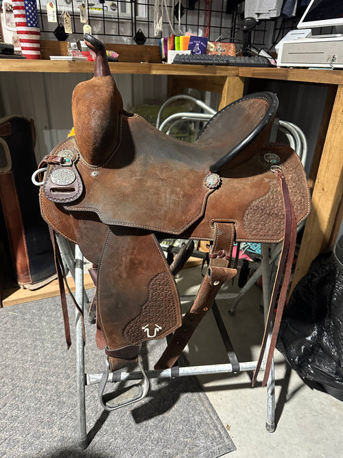 14” Usher brand barrel saddle