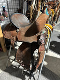 14” Usher brand barrel saddle