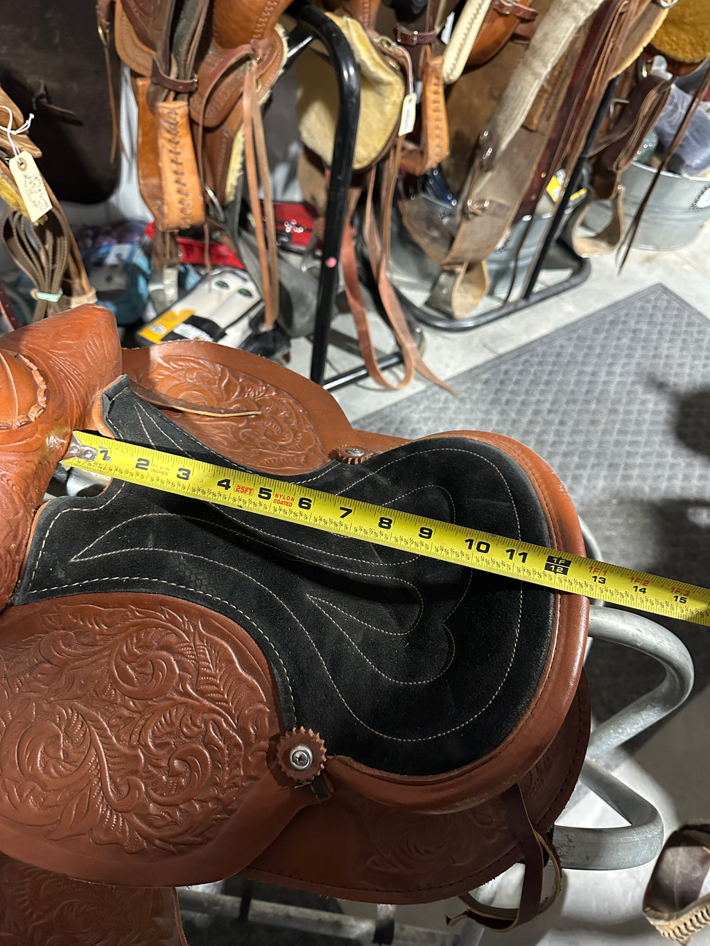12” kids saddle