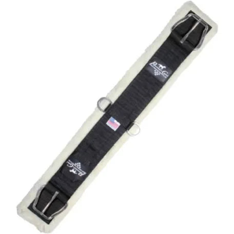 Professionals Choice black western cinch Merino wool