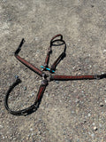 Braided headstall & breast collar set
