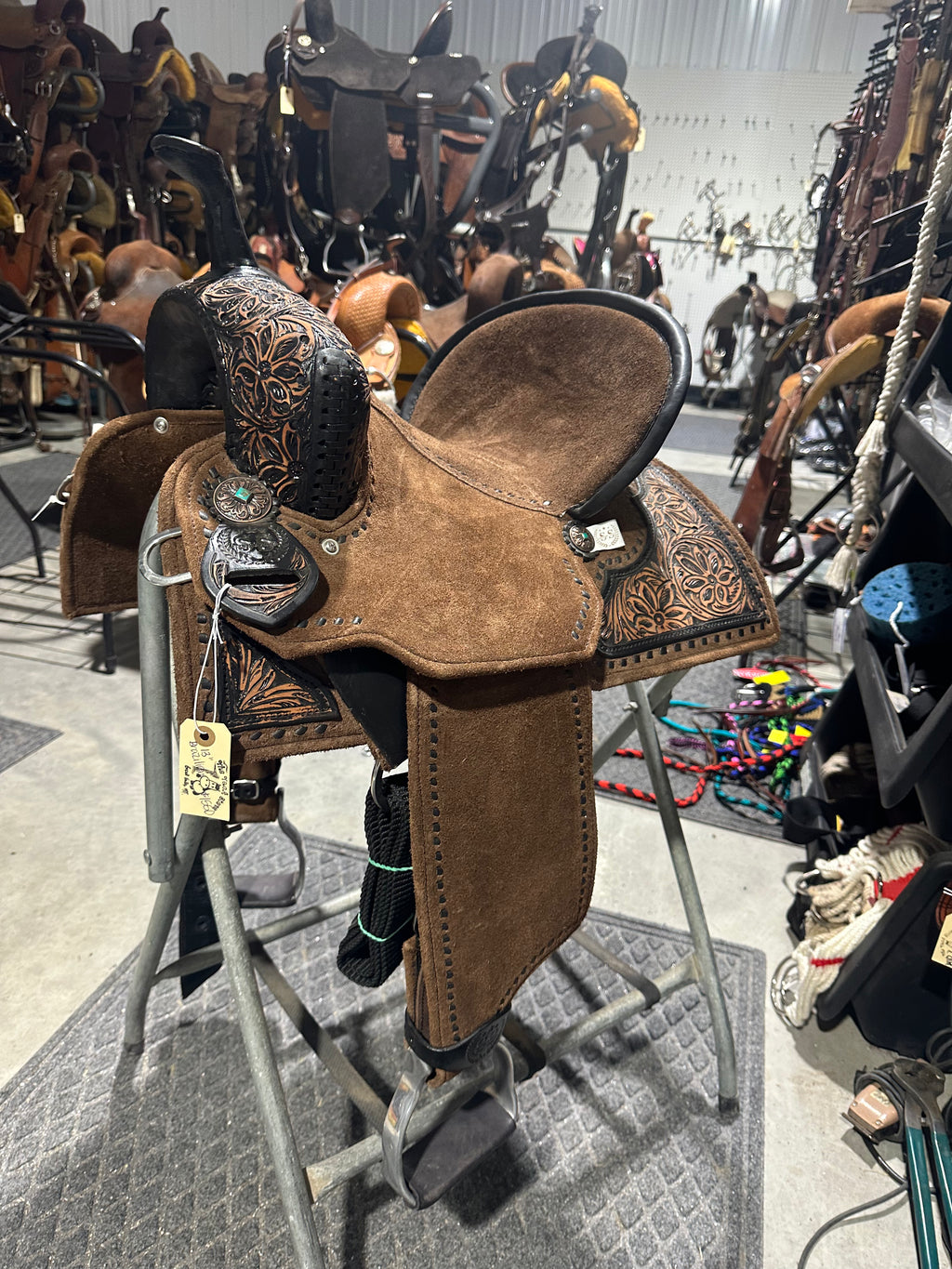 13” Silva light weight barrel saddle made in Brazil