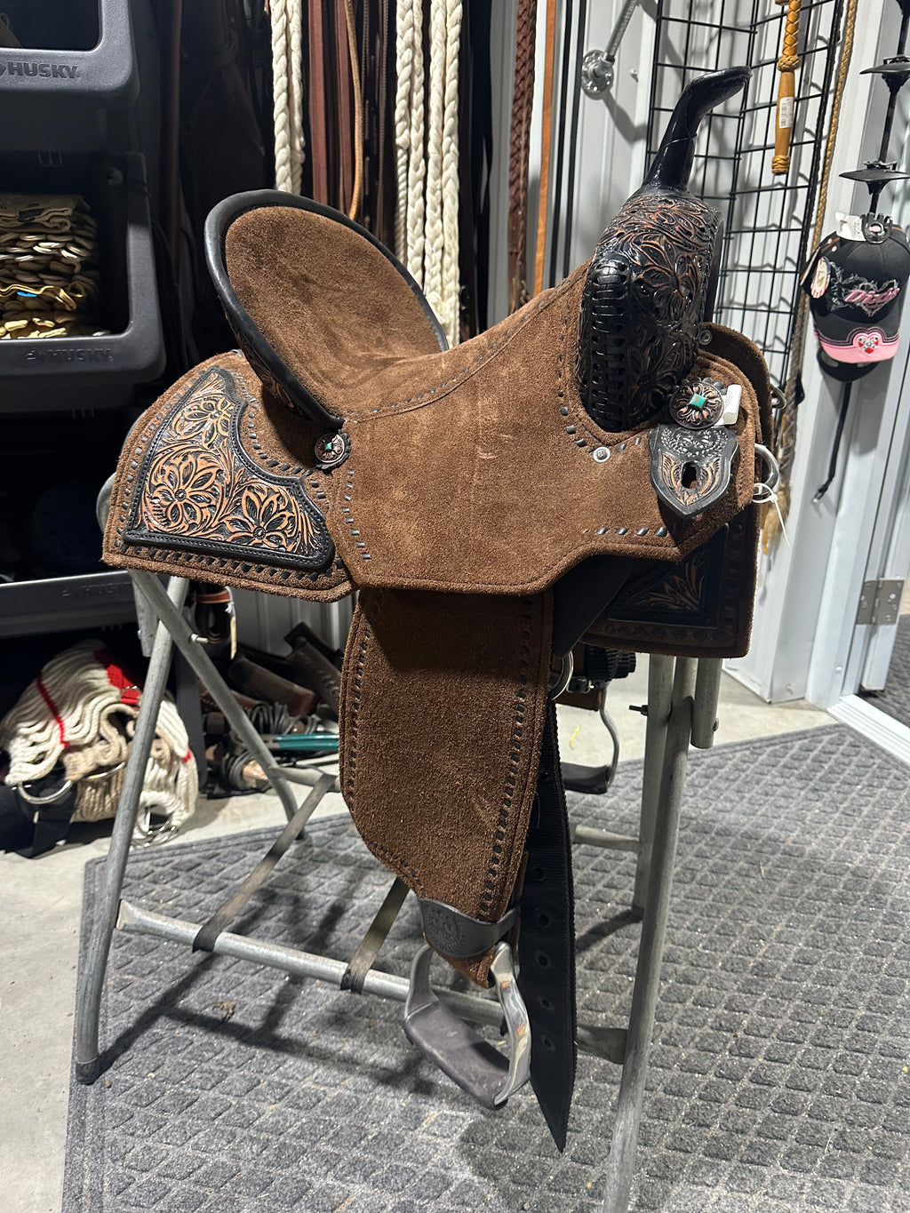 13” Silva light weight barrel saddle made in Brazil
