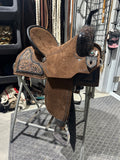 13” Silva light weight barrel saddle made in Brazil