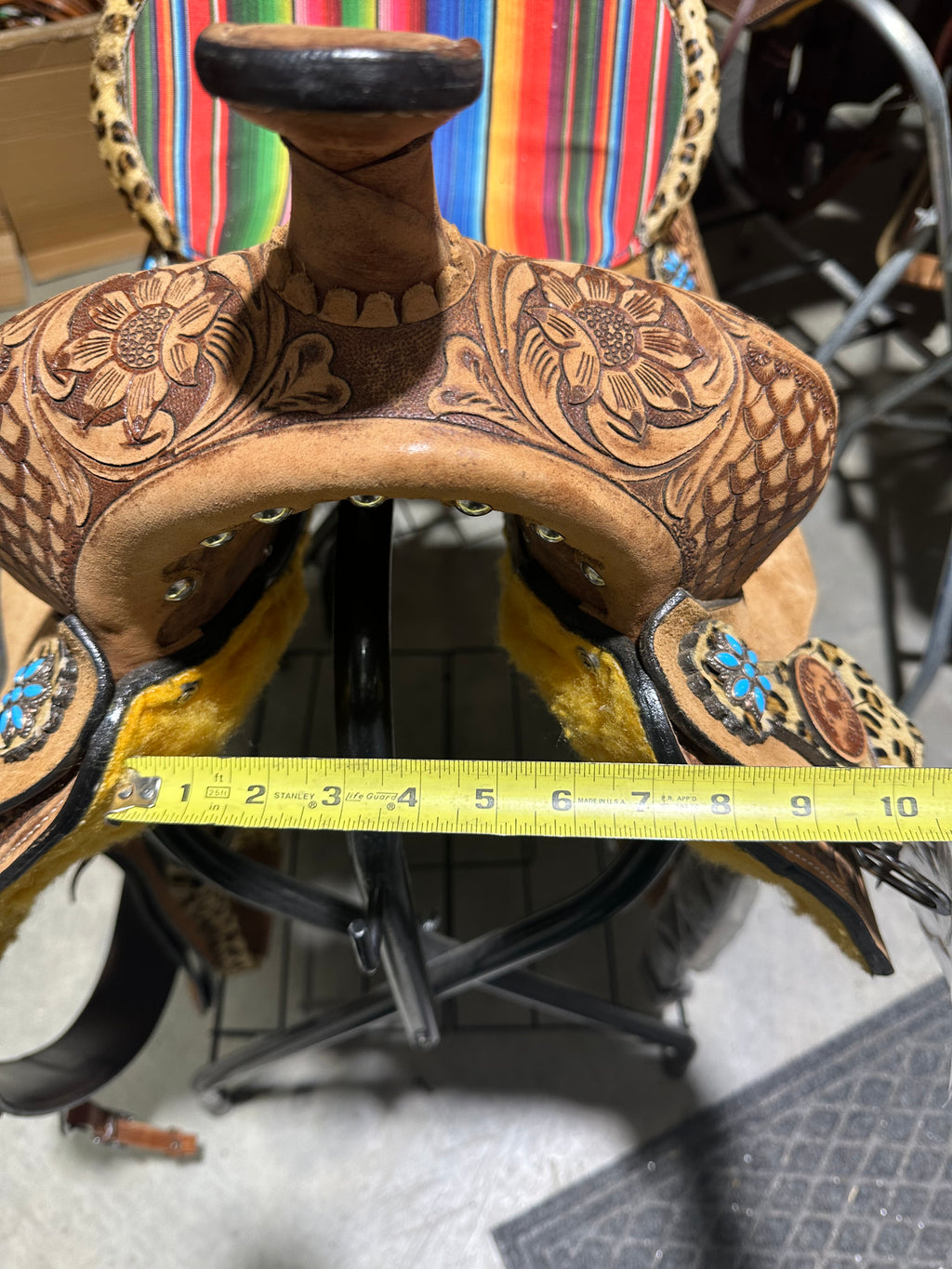 15” double t barrel saddle