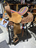 15” double t barrel saddle