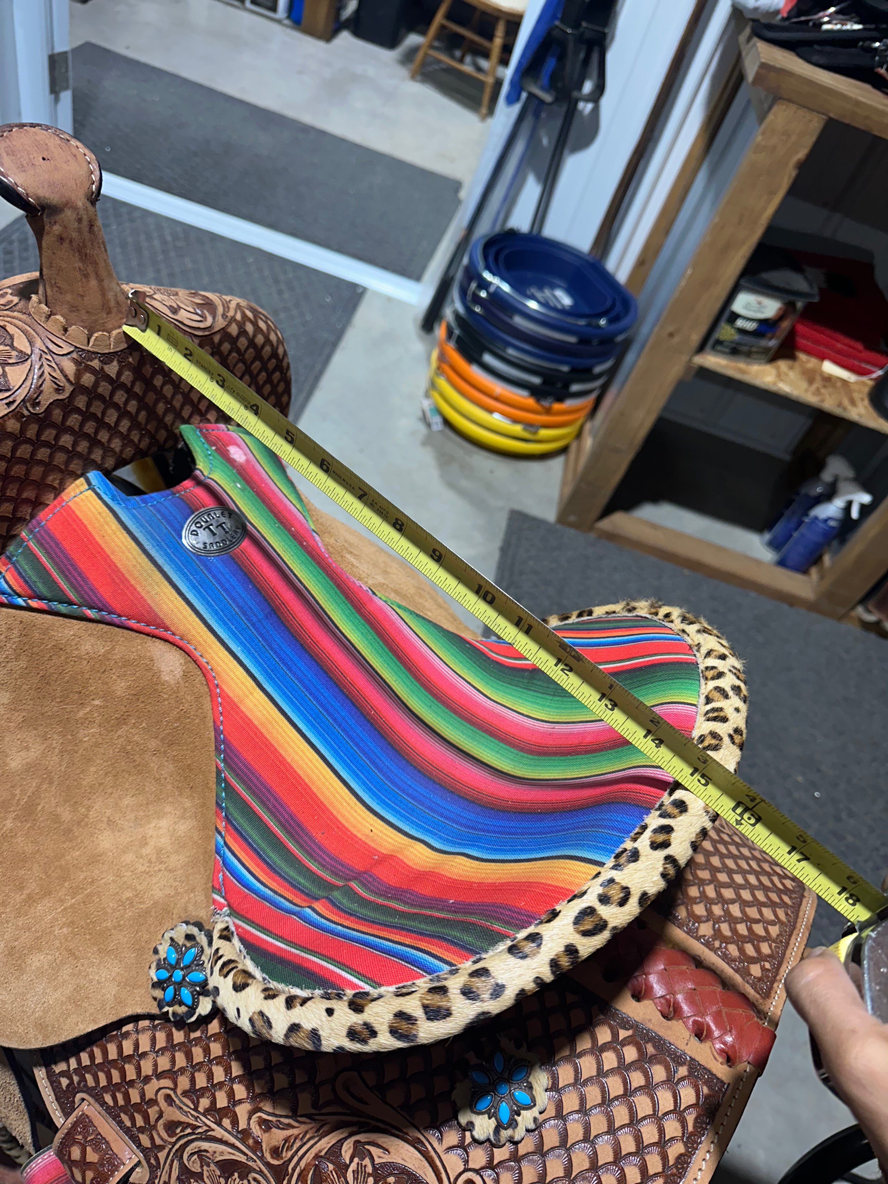 15” double t barrel saddle