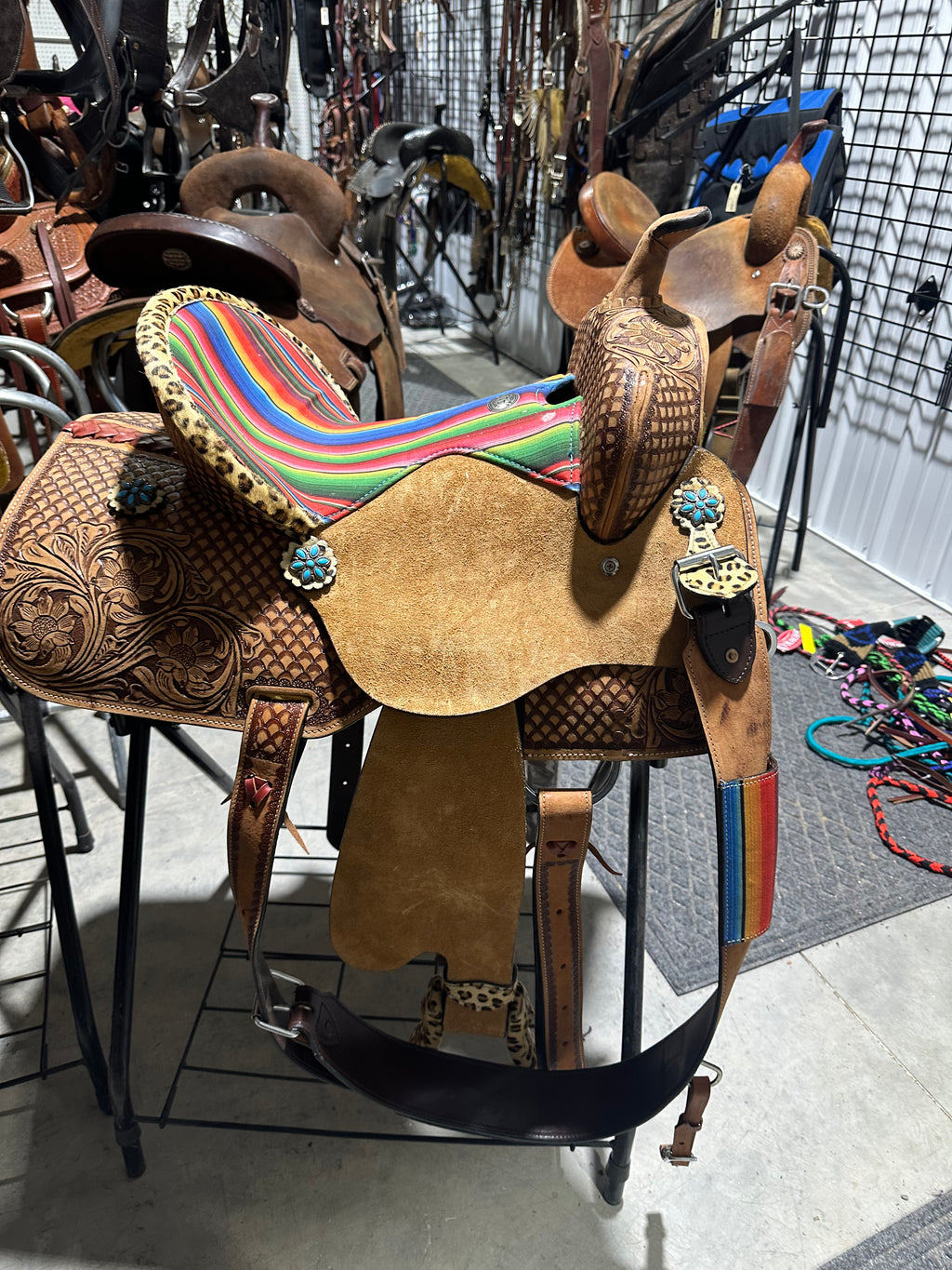 15” double t barrel saddle