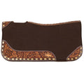 Klassy Cowgirl 28”x30” toffee bloom contoured felt pad