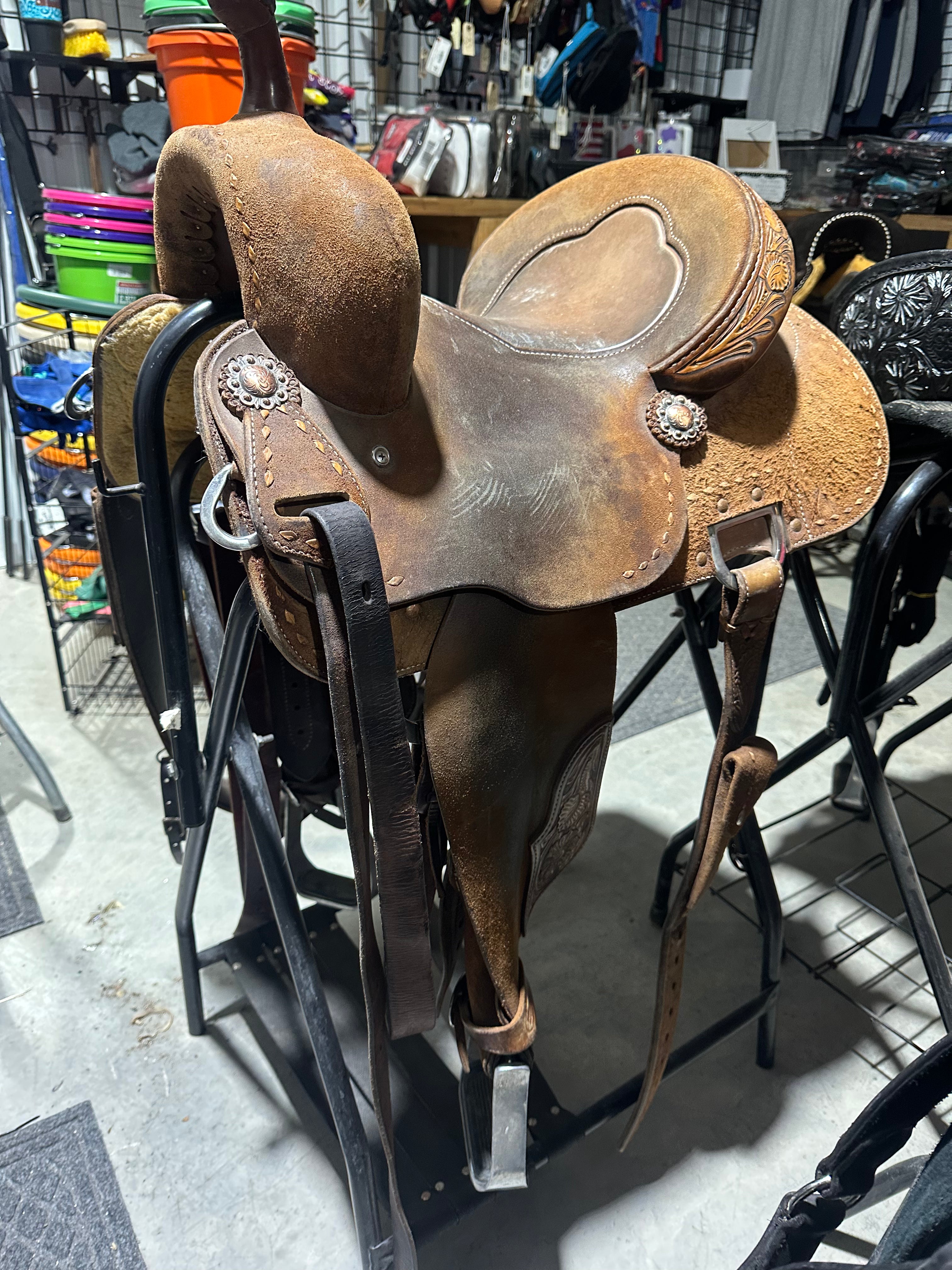13.5” sue smith by Three Forks saddlery