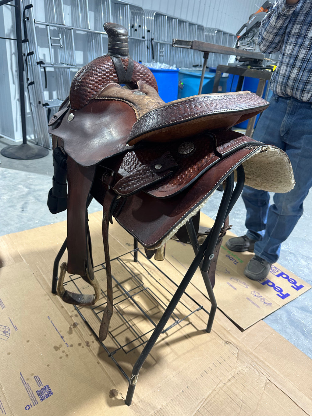 15.5” Texas saddlery