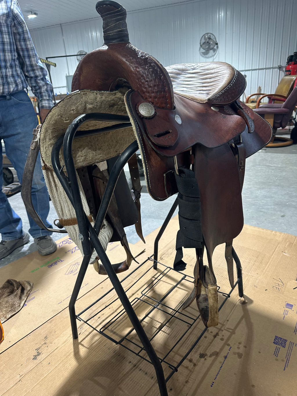 15.5” Texas saddlery