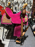 14” Silva PINK light weight barrel saddle