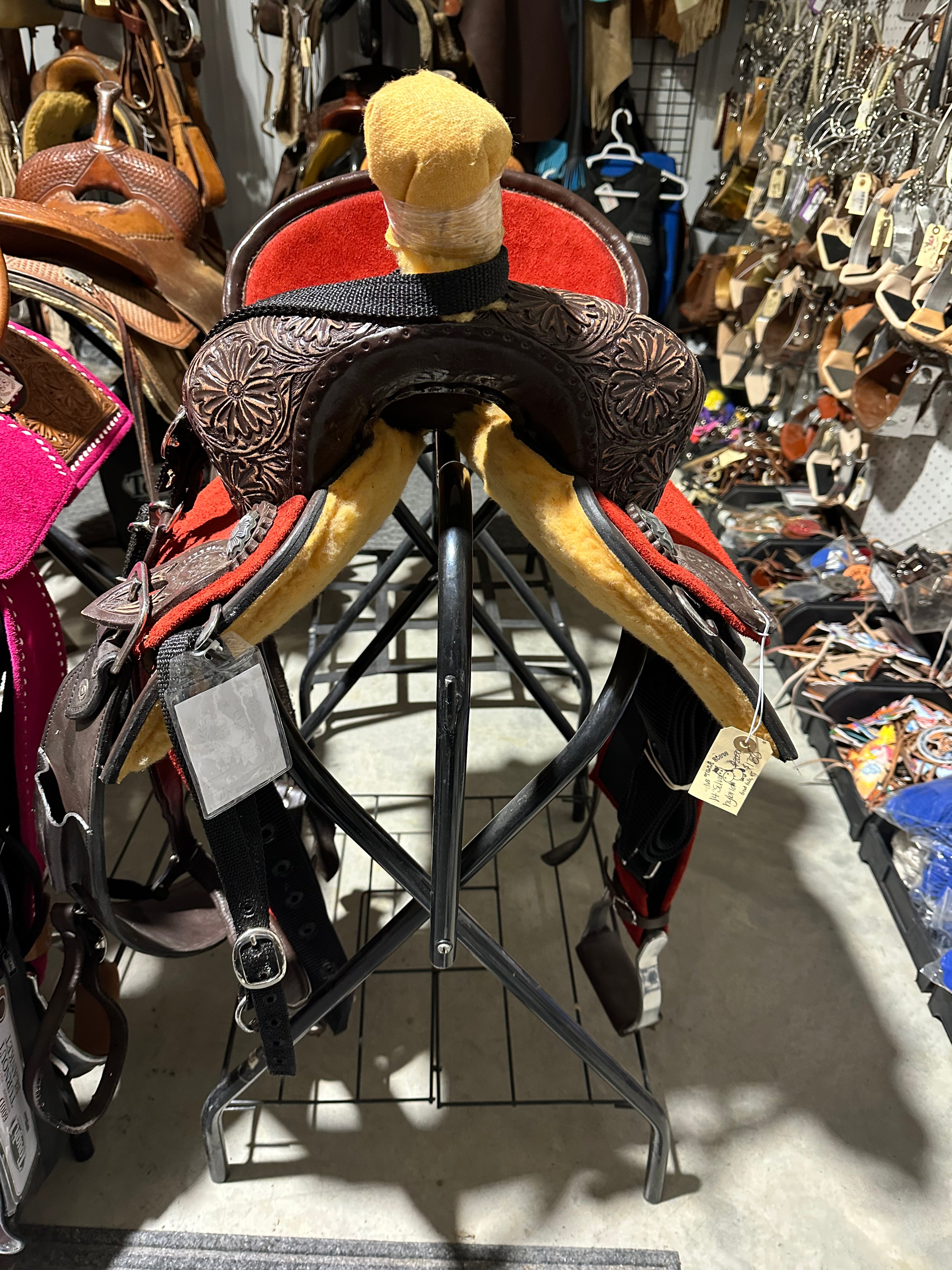 14” Silva RED hybrid light weight barrel saddle
