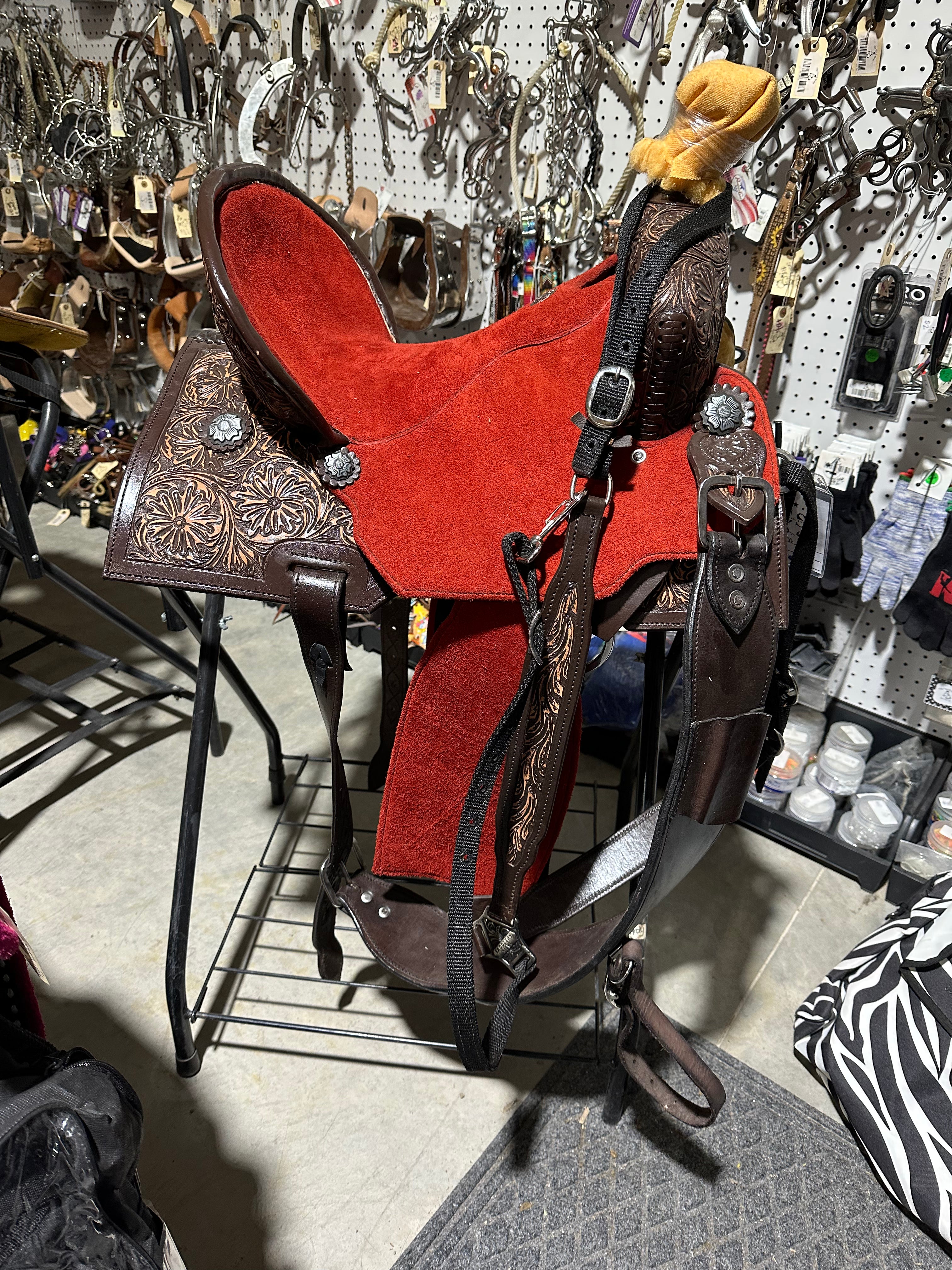 14” Silva RED hybrid light weight barrel saddle